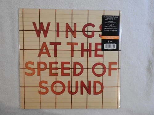 Paul McCartney & Wings "At The Speed of Sound" BRAND NEW 2017 Orange 180g Vinyl!