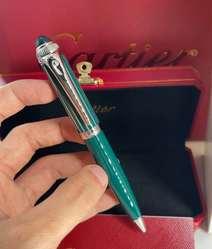 Cartier 2025 Roadster Green Ballpoint Pen – Rare VIP Luxury Gift – New ...