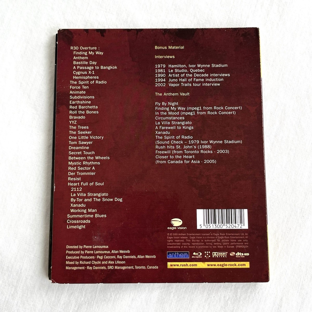 R30: 30th Anniversary World Tour [Video] [Box] by Rush (CD, Nov