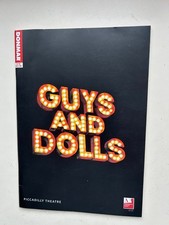 GUYS AND DOLLS the musical Theatre Programme SARAH LANCASHIRE NIGEL HARMAN
