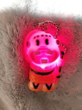 Retro Tensai Bakabon Glowing Old Man Keychain Battery Replaced
