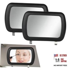 Car Sun Visor Vanity Mirror - Clip-On Car Sun Visor Rearview Mirror - 2PCS