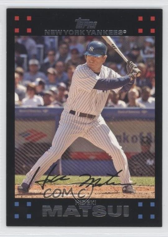 2007 Topps New York Yankees Hideki Matsui #NYY7 0b4