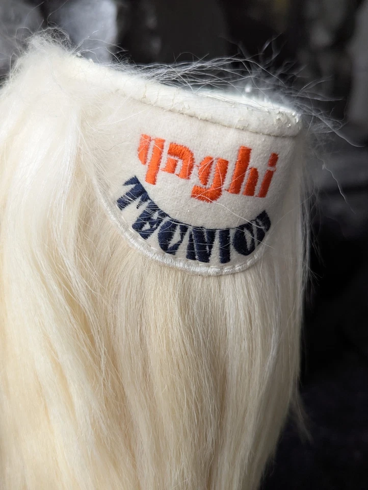 Vintage Tecnica Yaghi Women's Goat Fur Snow Boots Size 38 White Italy Apre Ski - Image 2 of 4