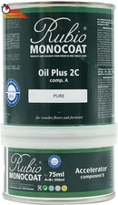 Rubio Monocoat Wood Oil Finish 175 Ft² - Pure | Oil plus 2C | Quick-Dry, Eco-Fri