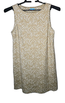 J McLaughlin Doane Women's Mega Mirror Zebra Stripe Dress Size Medium t12