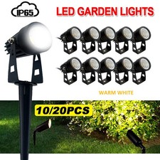 10/20x 12V 3W LED Landscape Lights Waterproof Outdoor Garden Lighting Spotlights