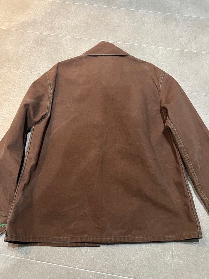 POINTER Brown Work Jacket Coverall Size 42 Vintag… - image 2