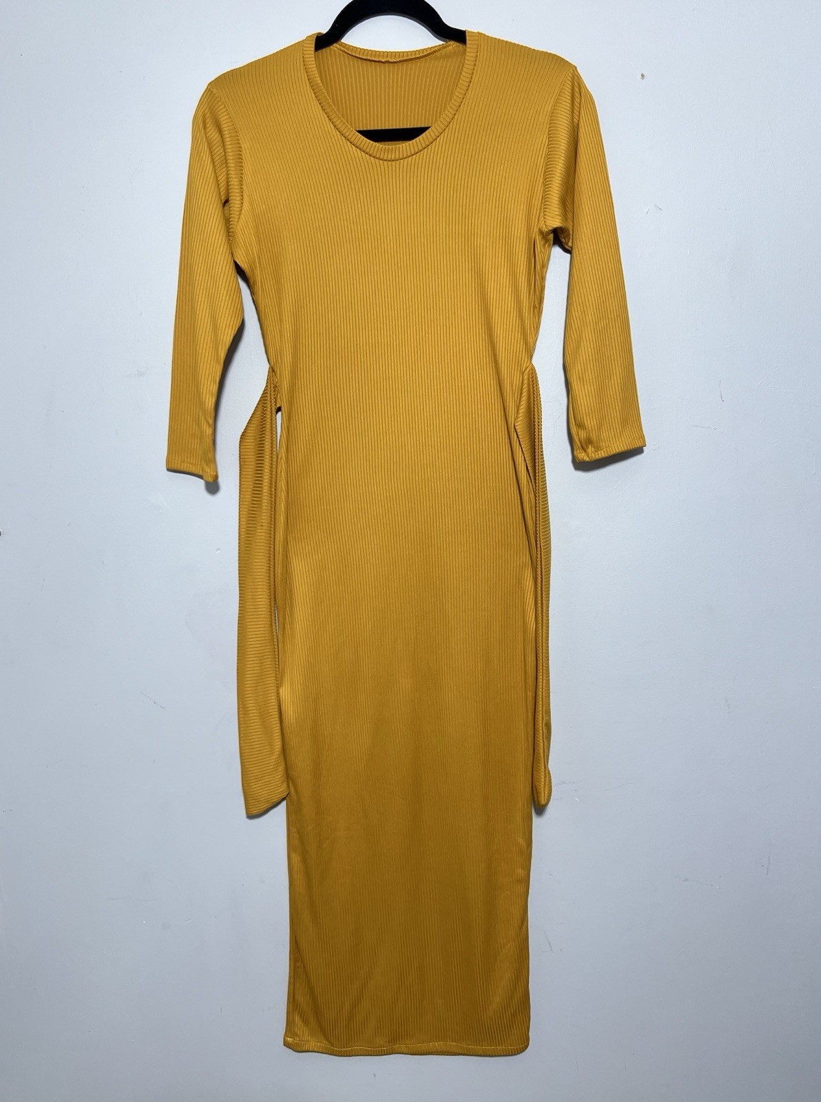 Ribbed Long Sleeve Dress