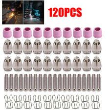 120 pcs Plasma Cutter Torch Consumables Kit for SG-55, AG-60, WSD-60 CUT50 60Amp