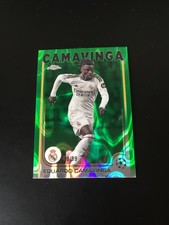 2024-25 Topps Chrome Eduardo Camavinga Real Madrid Green Lava 69/99