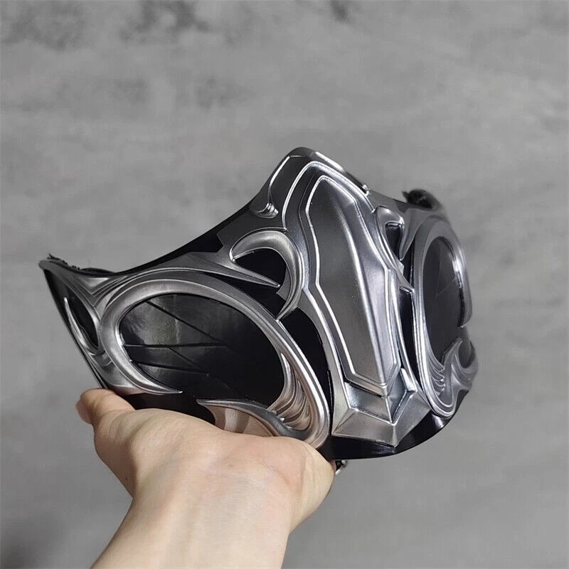 Mortal Kombat SUB-ZERO Mask CLASSIC SUB-ZERO Bi Han Cosplay Props Half Face Mask - Image 4 of 4