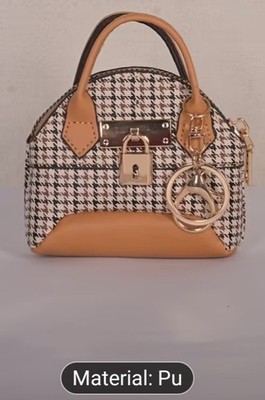NEW Mini HANDBAG KEYCHAIN COIN PURSE DESIGNER STYLE (T3)