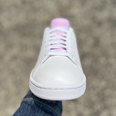 adidas gazelle silver green womens Adidas Advantage 2.0 Lifestyle Shoes For Women, Cloud White & Cloud Wh main image 1