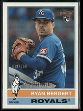 2025 Topps Heritage High Number Bicentennial Ryan Bergert RC 43/200 KC Royals