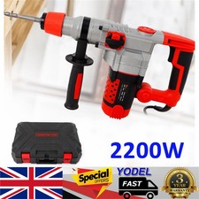2200W Electric Breaker Jackhammer Concrete Demolition Hammer Jack Drill Tool Set