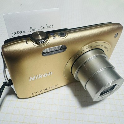 【超美品】 ニコン　Nikon COOLPIX S3300 スイートゴールド Nikon デジタルカメラ COOLPIX S3300