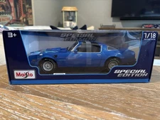 Maisto 1977/78 Pontiac Firebird Trans-Am | 1:18 Blue | Free Shipping!