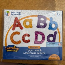 LEARNING RESOURCES MAGNETIC UPPERCASE  LOWERCASE LETTERS
