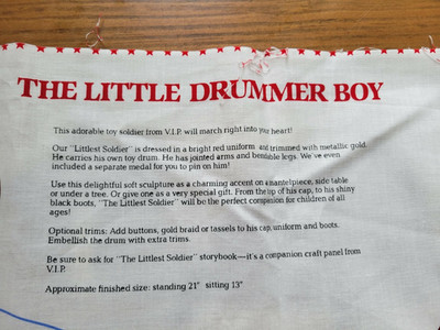 Little Drummer Boy Doll Pattern