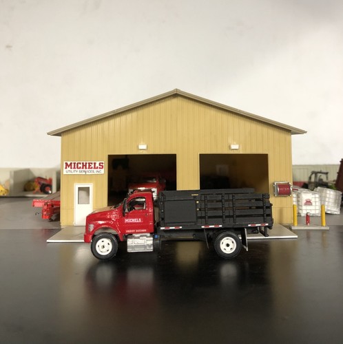 HO 1/87 Scale Custom Ford F650 Rack Body Truck