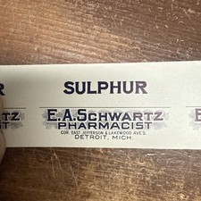 Medicine Labels In Collectible Medicine Bottles 1900-Now for sale