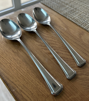 3 x Dessertlöffel SSS von Oneida Maestro St Leger Aberdeen Edelstahl