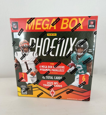 2025 Panini Phoenix NFL MEGA BOX (FACTORY SEALED) - COLOR BLAST HUNT