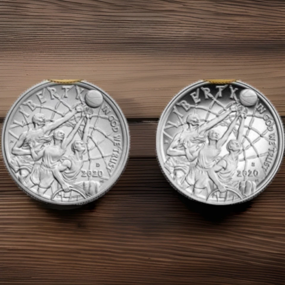 2020-D S Basketball HOF FDOI PCGS MS70 PR70 – Signed by Designer Justin Kunz - Image 3 of 4