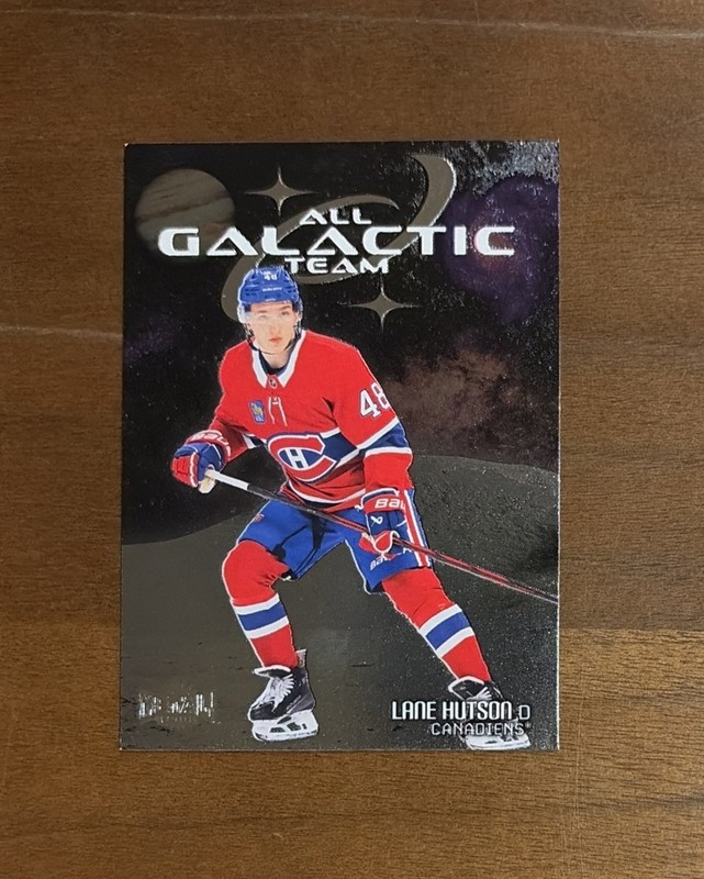 2025-26 SkyBox Metal Universe Lane Hutson All-Galactic Team #GT-9