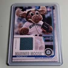 Topps 2019 Opening Day Mascots Relic Mariner Moose MR-MM Seattle Mariners