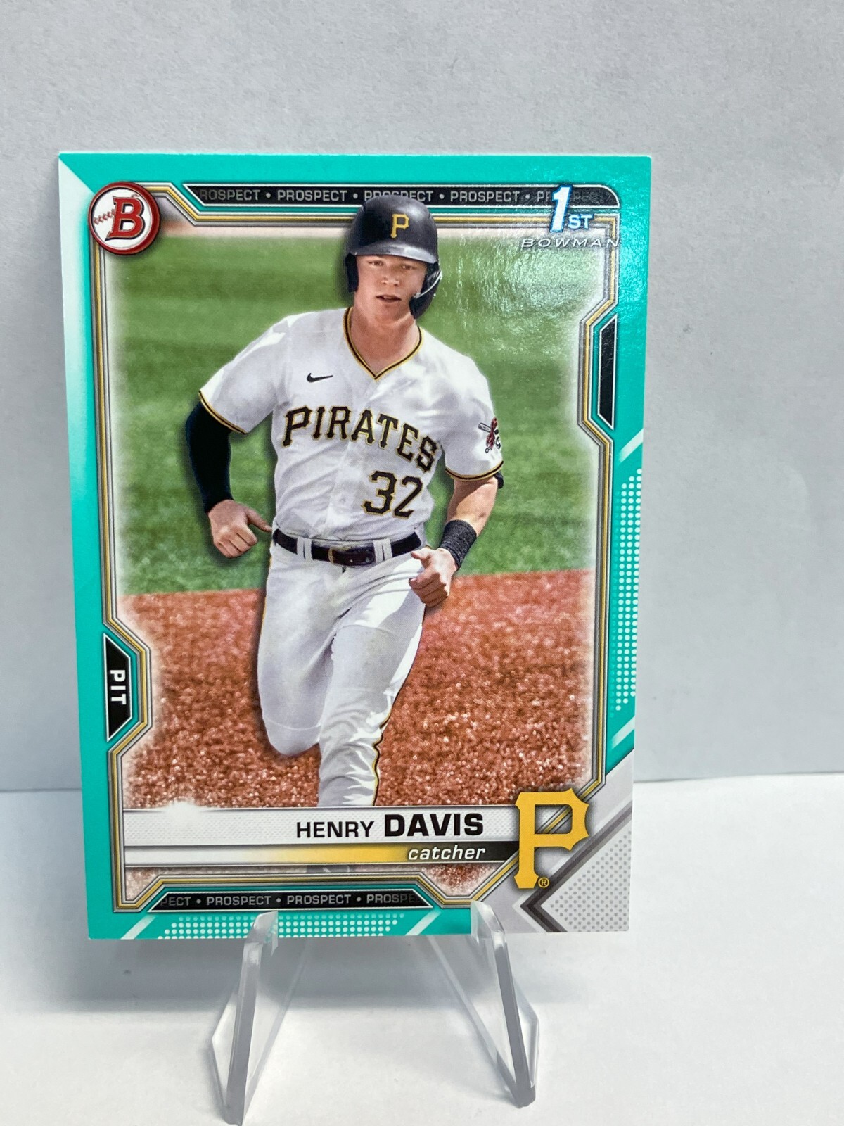 2021 Bowman Draft 1st Aqua Paper  Henry Davis /199 #BD-48 & Breaker Army Pack💥