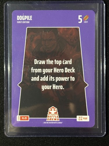2024 Bo Jackson Battle Arena 1st Edition Play Card Dogpile SP #PL-29