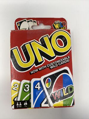 2015 Mattel UNO Card Game (item #42003) - 100% Complete