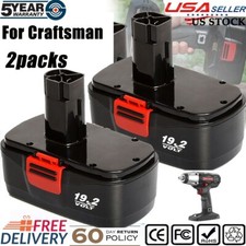 2Pack for Craftsman 19.2 Volt C3 DieHard Battery 130279005 11375 130279003 11376