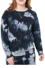 RM Rebecca Minkoff Terry Crew Pullover Black Tie