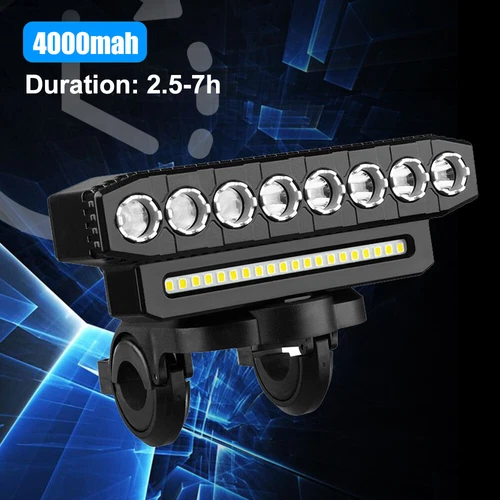 USB Rechargeable Bicycle Front Headlight Super Bright LED Bike Light Waterproof - Picture 14 of 16