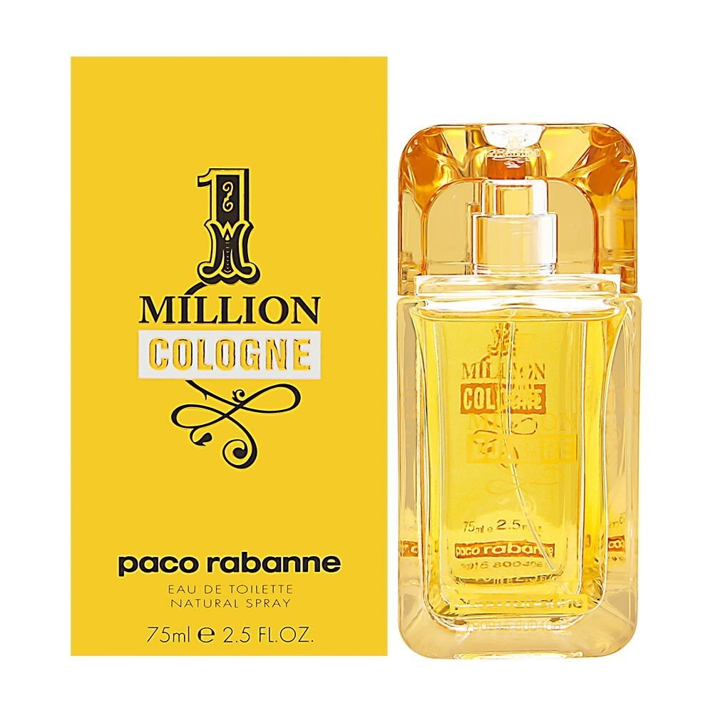 Paco Rabanne 1 Million Cologne Eau de Toilette Spray for Men, 2.5