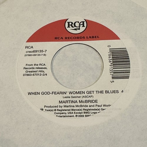 Martina McBride - Blessed / When God-Fearin' Women Get the Blues - RCA Records - Picture 2 of 2