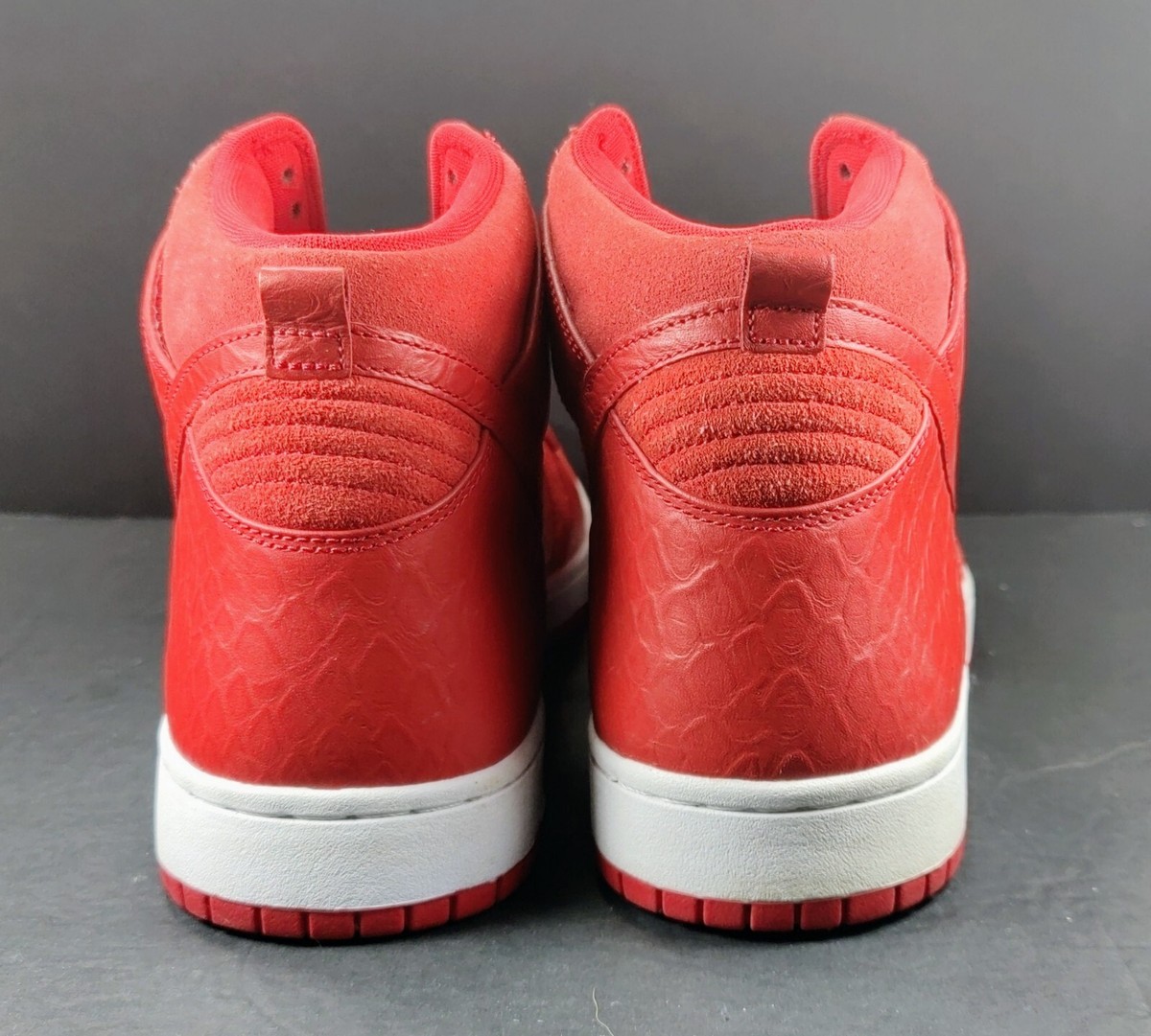 Nike Mens‎ Dunk Comfort Python Red 705433-600 Lace Up Sneakers Shoes Size 12 Nike Dunk CMFT Python Red Men main image 2