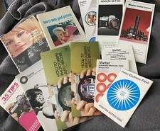 Kodak Vivitar Minolta Vintage 1970s Manuals  Books Model 283 151 Rokkor Lenses