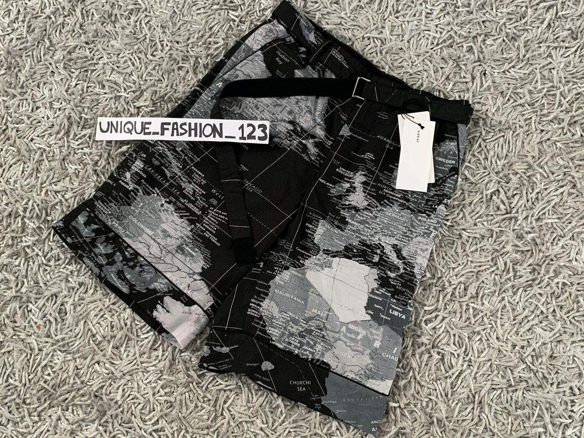 sacai 20SS WORLD MAP SHORT PANTS 1