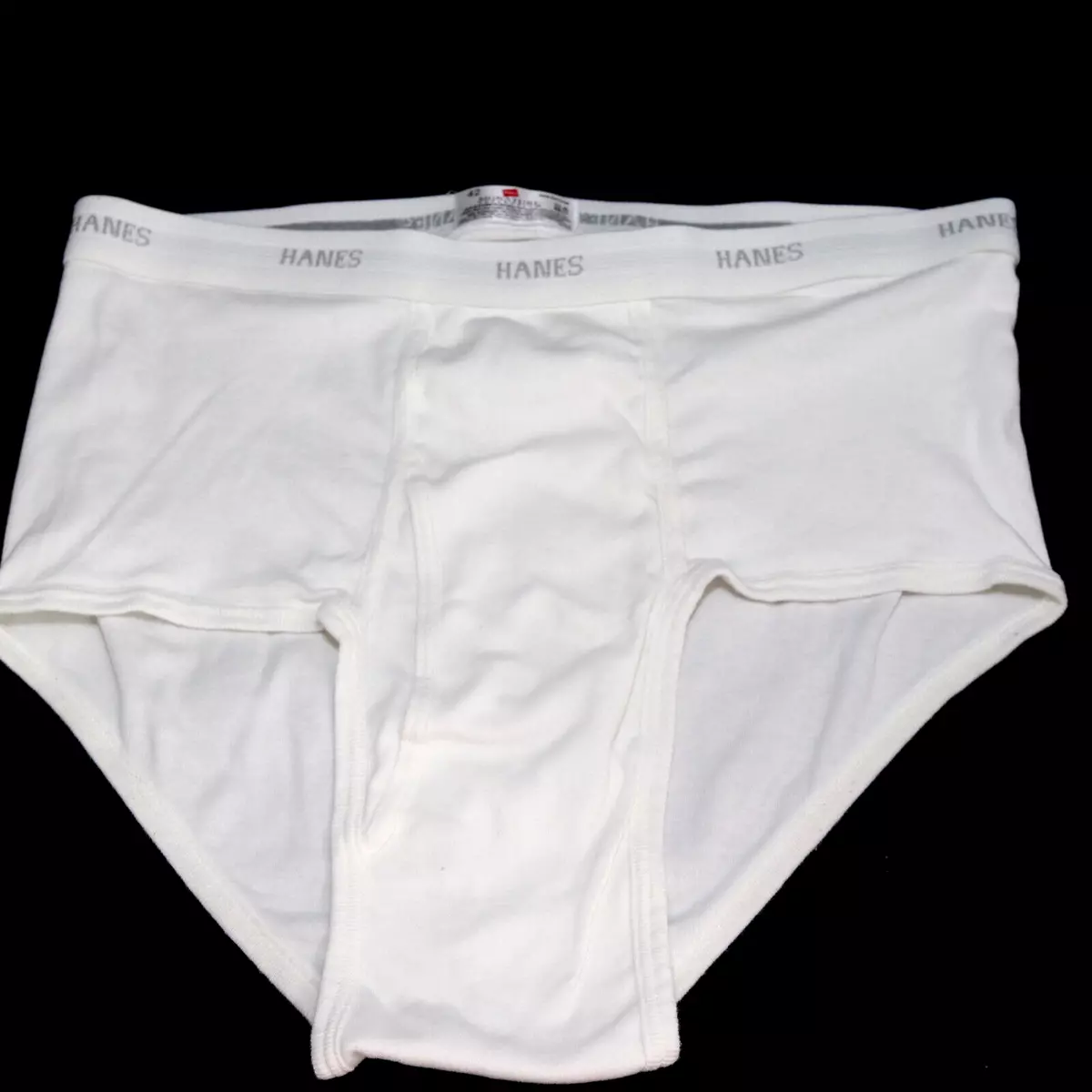 Vintage Hanes Signature Collecti Men Sz 42 White Briefs Tighty Whities  Underwear