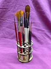 Soporte para cepillo de pintura para hobby. Organizador de escritorio de pintura AK, Vallejo, GW