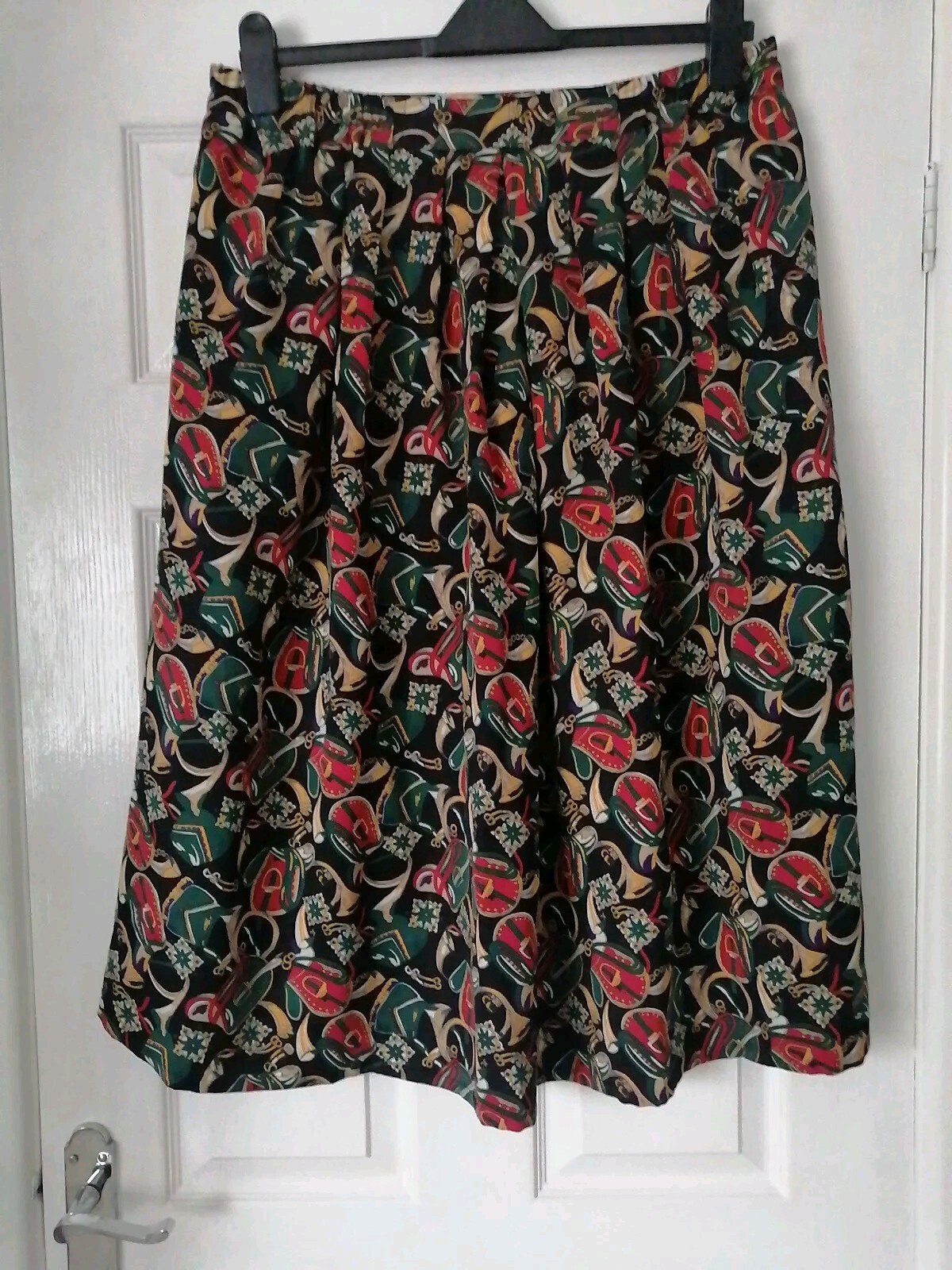 VINTAGE EASTEX LADIES 18 COUNTRY EQUESTRIAN SADDLE, ELASTIC WAIST ALINE