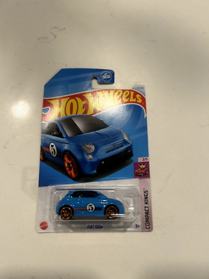 Hot Wheels Fiat 500e Blue 2/5 Compact Kings #22/250 2024