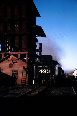 altes DIA Rio Grande 493 USA June 1968 Dampflokomotive kok-S10-63