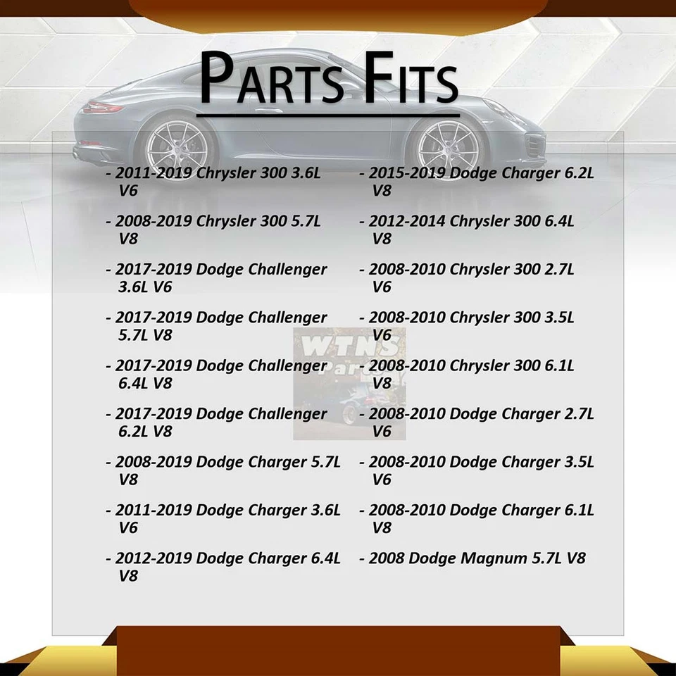 4x Kit de eslabones de barra estabilizadora delantera trasera para Dodge Magnum 5,7 L 2008 Foto 2 de 4