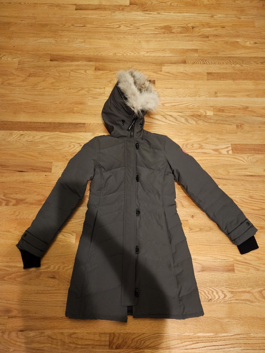 BRAND NEW CANADA GOOSE LADIES LORETTE PARKA Graphite SIZE XS X