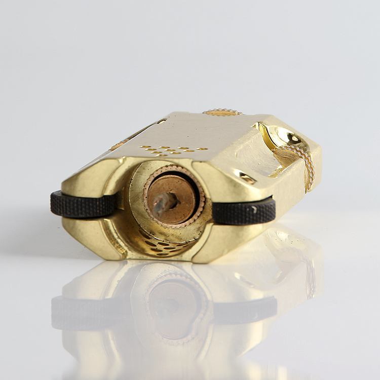 Double flint lighter, with fascinating history, metal alloy